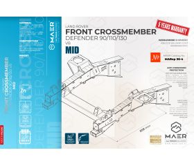Defender 90/110/130 V8 front crossmember MID